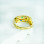 Chroma Arc Rainbow Ring – Waterproof & Anti-Tarnish Elegance