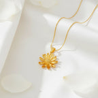 Sunflower Pendant Necklace